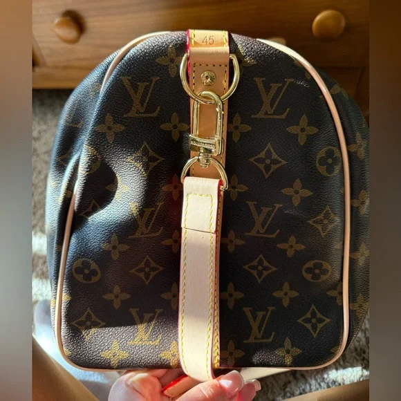 NEW Brown Monogram L/V Travel Bag - Picture 7 of 14